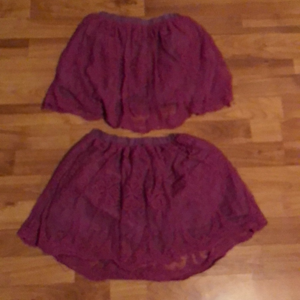 2 of the same skirt. Magenta Size 6/6x